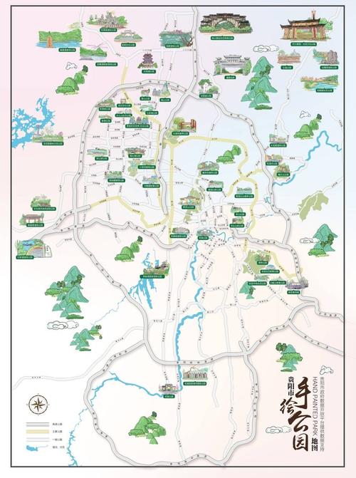 贵阳旅游地图景点分布-贵阳旅游地图景点分布图